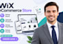 build wix ecommerce store upload products setup payments forms