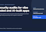 do a security audit of your ai built or vibecoded web app