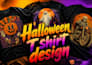 design halloween flyers, posters, tshirts, banner