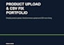 do shopify product upload, woocommerce upload and fix CSV errors