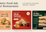 design static restaurant food ads for facebook and instagram