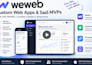 build a weweb web app, saas mvp, and supabase integration