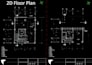 do professional 2d cad drawing, floor plan, and convert pdf to dwg