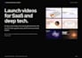 create a saas product launch video with motion graphics