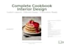 design a complete professional cookbook interior with custom layouts