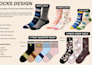 design unique socks cad and bmp files