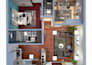 make 3d isometric view, 2d layout
