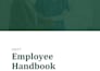 design a professional employee handbook or training manual in ms word