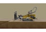 create 3d industrial drilling rig and underground pipeline animation video