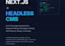 design a premium nextjs frontend and integrate your headless cms
