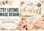 design etsy listing images and editable canva templates
