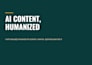 manually humanize ai content, rewrite, optimize, cite it, remove ai