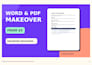 format your word document and PDF
