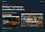 design a professional restaurant website with online menu