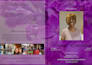 do funeral flyers, an event, obituary and program in 3hrs