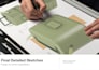 develop an industrial and product design concept by sketches