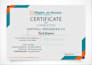 do any certificate template, award certificate professional certificate design