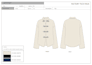create clothing tech packs and technical flats fashion design