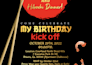 create birthday or event or  wedding  invite or flyer design