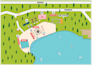 draw a vector maps, festival maps in illustrator