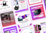 design your instagram post template and carousels