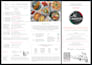 create modern original food, bar, restaurant menu