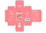 design a modern food product packaging label with 3d image