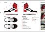 design an original sneaker concept sketch