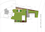 design layout 2d, landscape garden, backyard, pool