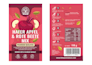 design a modern food product packaging label with 3d image