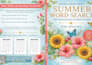 create sudoku, word search, crossword puzzle books, cover design for amazon KDP