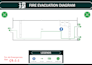 design fire emergency evacuation plan, diagram, document