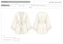create clothing tech packs and technical flats fashion design