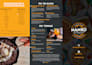 make restaurant or cafe food menu