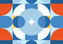 geometric art shapes, geometric pattern  and flat design using adobe illustrator