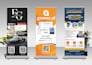 design roll up banner, retractable banner, pull up, or roller banner