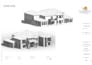 architectural floor plan and city permit drawing in autocad