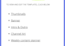 create editable youtube branding kit