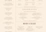 create modern original food, bar, restaurant menu
