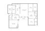 redraw floor plan for real estate agent,