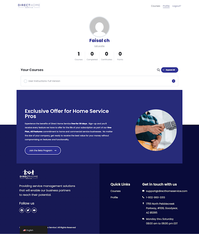 design a responsive landing page with elementor page builder