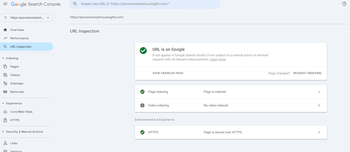 verify google search console and errors fixing