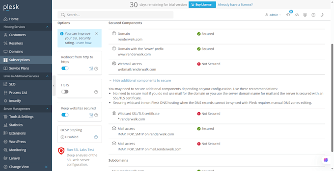 install free SSL certificate on your website