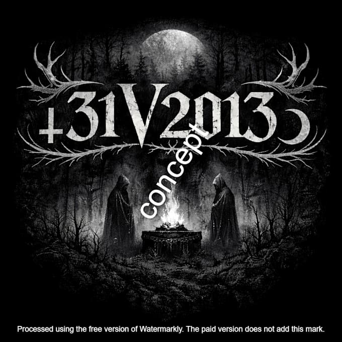 create a dark logo and artwork for your dark project