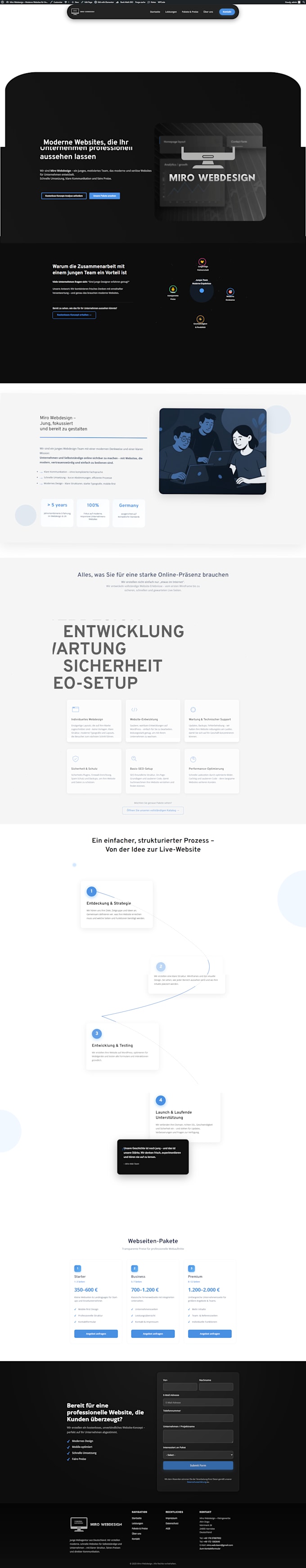build a responsive wordpress business, blog or ecommerce site