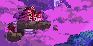 create unique pixel art backgrounds for games and animations