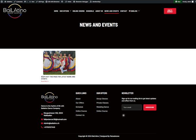 build, design or redesign wordpress website, rebuild wordpress elementor