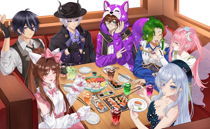 draw your original character and fan art
