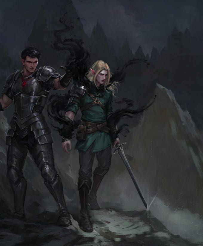 draw your dnd character illustrations or concept art