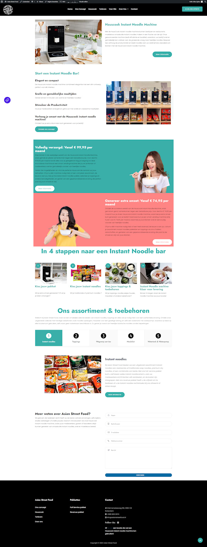 edit or fix wordpress website